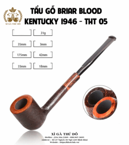 Tẩu gỗ Briar Blood Kentucky 1946 – THT 05