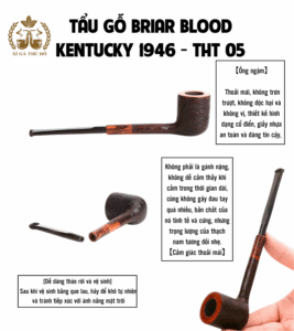 Tẩu gỗ Briar Blood Kentucky 1946 – THT 05