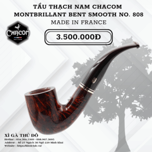 Tẩu Thạch Nam Chacom Montbrillant Bent Smooth No. 808