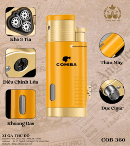 Bật Khò Cigar Cohiba COB360