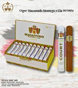 Cigar Macanudo Montego y Cia Hộp 30 Điếu
