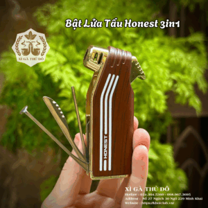 Bật Lửa Tẩu Honest 3in1