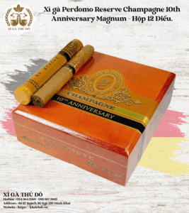 Xì gà Perdomo Reserve Champagne 10th Anniversary Magnum - Hộp 12